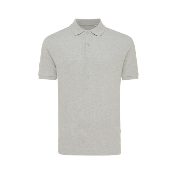 Iqoniq Yosemite recycled cotton pique polo - Heather Grey