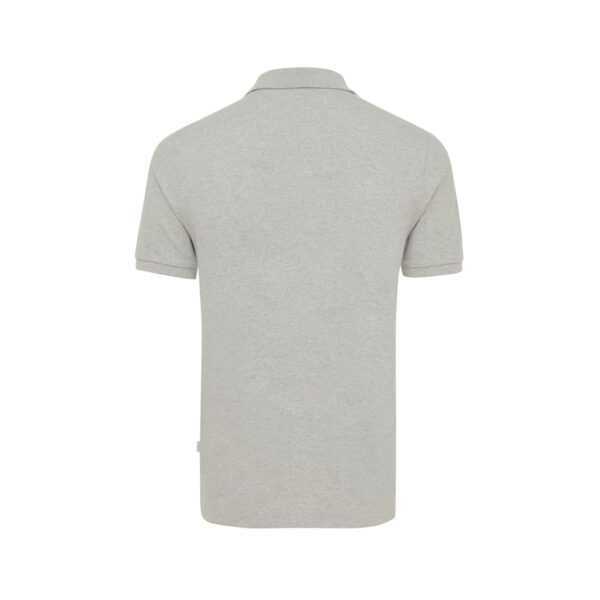 Iqoniq Yosemite recycled cotton pique polo - Heather Grey