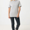 Iqoniq Yosemite recycled cotton pique polo - Heather Grey