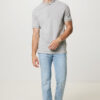 Iqoniq Yosemite recycled cotton pique polo - Heather Grey