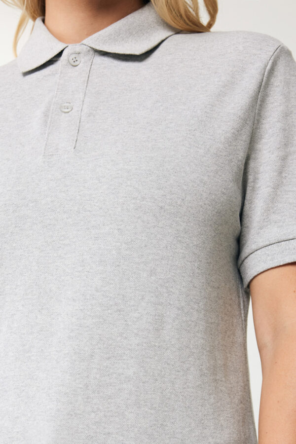 Iqoniq Yosemite recycled cotton pique polo - Heather Grey