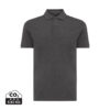 Iqoniq Yosemite recycled cotton pique polo - Heather Anthracite