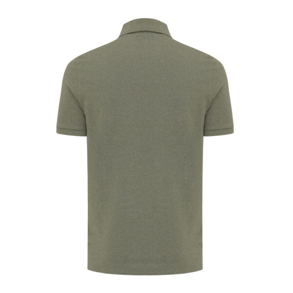 Iqoniq Yosemite recycled cotton pique polo - Heather Green