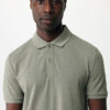 Iqoniq Yosemite recycled cotton pique polo - Heather Green