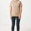 Iqoniq Yosemite recycled cotton pique polo - Heather Brown