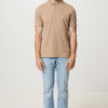 Iqoniq Yosemite recycled cotton pique polo - Heather Brown