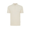 Iqoniq Yosemite recycled cotton pique polo - Natural Raw