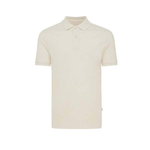 Iqoniq Yosemite recycled cotton pique polo - Natural Raw