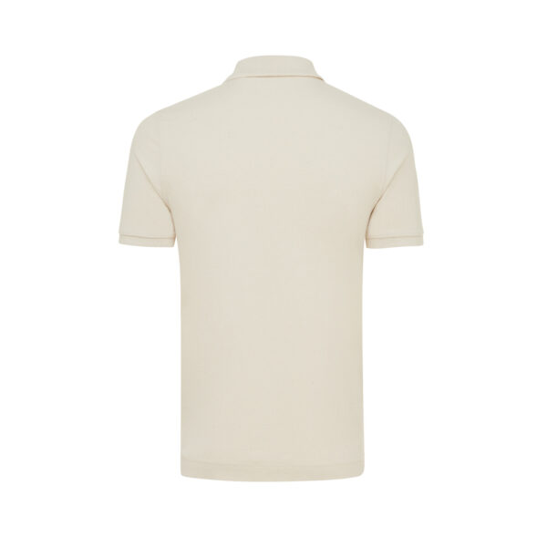 Iqoniq Yosemite recycled cotton pique polo - Natural Raw