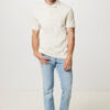 Iqoniq Yosemite recycled cotton pique polo - Natural Raw