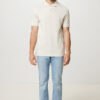 Iqoniq Yosemite recycled cotton pique polo - Natural Raw