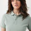 Iqoniq Yosemite recycled cotton pique polo - Iceberg Green