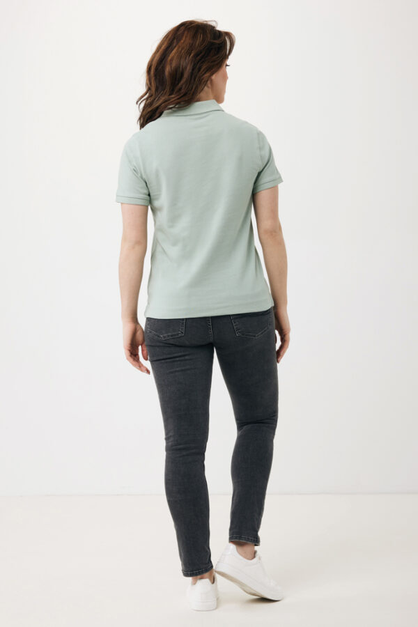 Iqoniq Yosemite recycled cotton pique polo - Iceberg Green