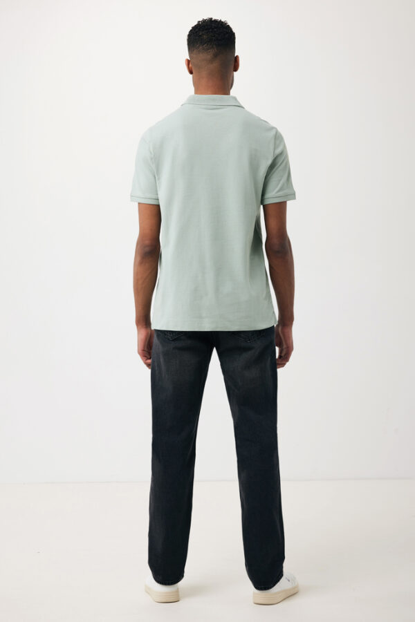 Iqoniq Yosemite recycled cotton pique polo - Iceberg Green