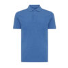 Iqoniq Yosemite recycled cotton pique polo - Heather Blue