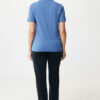 Iqoniq Yosemite recycled cotton pique polo - Heather Blue