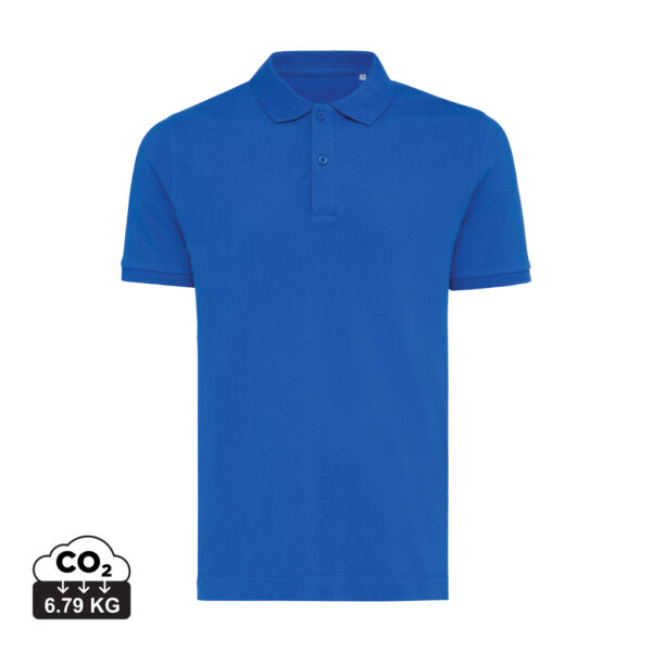 Iqoniq Yosemite recycled cotton pique polo - Royal Blue