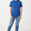 Iqoniq Yosemite recycled cotton pique polo - Royal Blue