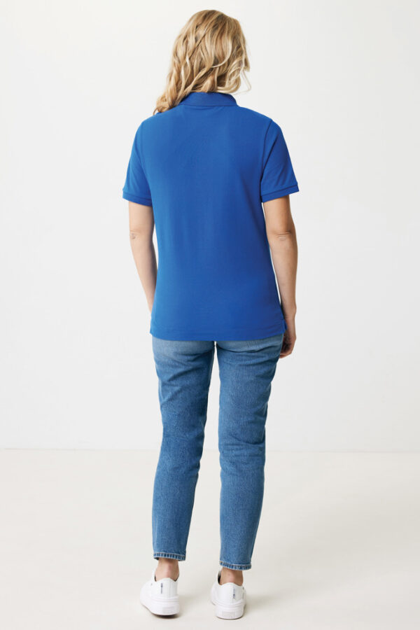 Iqoniq Yosemite recycled cotton pique polo - Royal Blue