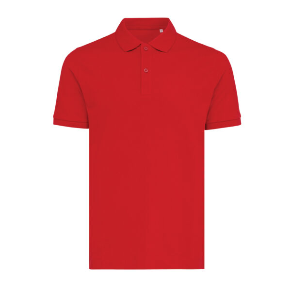 Iqoniq Yosemite recycled cotton pique polo - Red