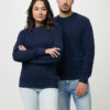 Iqoniq Zion recycled cotton crew neck - Navy