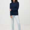 Iqoniq Zion recycled cotton crew neck - Navy