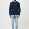 Iqoniq Zion recycled cotton crew neck - Navy