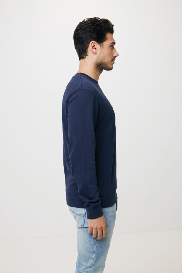 Iqoniq Zion recycled cotton crew neck - Navy