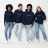 Iqoniq Zion recycled cotton crew neck - Navy