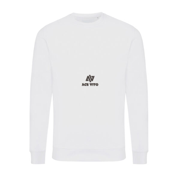 Iqoniq Zion recycled cotton crew neck - Recycled White