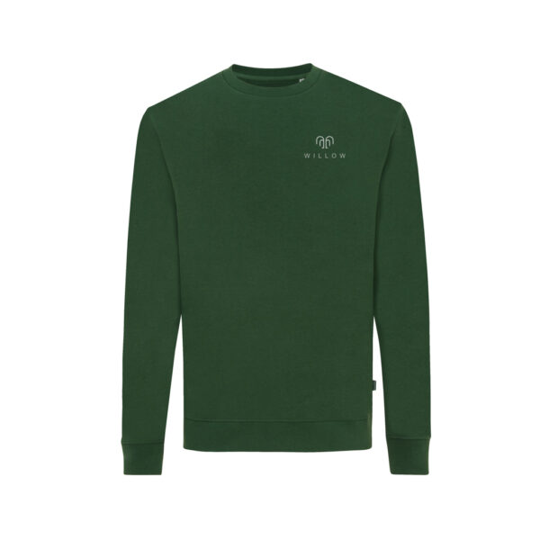 Iqoniq Zion recycled cotton crew neck - Forest Green