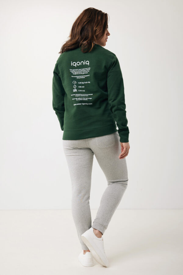 Iqoniq Zion recycled cotton crew neck - Forest Green