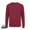 Iqoniq Zion recycled cotton crew neck - Burgundy