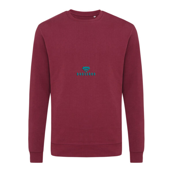 Iqoniq Zion recycled cotton crew neck - Burgundy