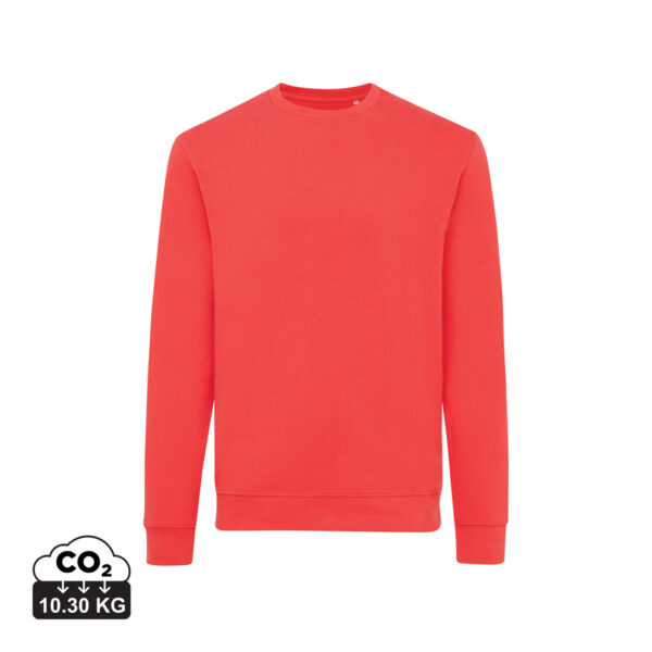 Iqoniq Zion recycled cotton crew neck - Luscious Red