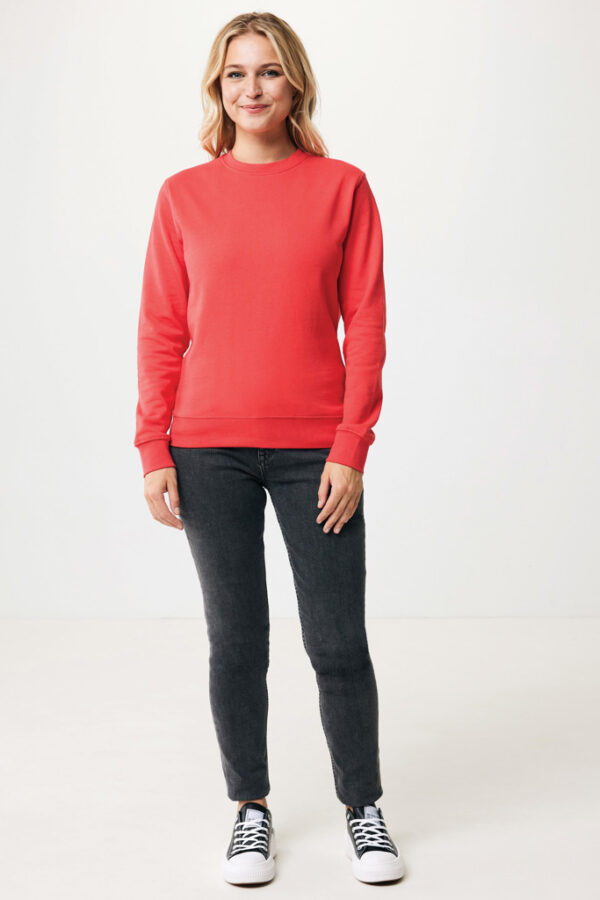 Iqoniq Zion recycled cotton crew neck - Luscious Red