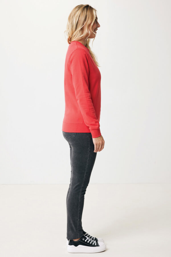 Iqoniq Zion recycled cotton crew neck - Luscious Red