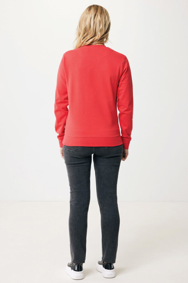 Iqoniq Zion recycled cotton crew neck - Luscious Red