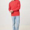 Iqoniq Zion recycled cotton crew neck - Luscious Red