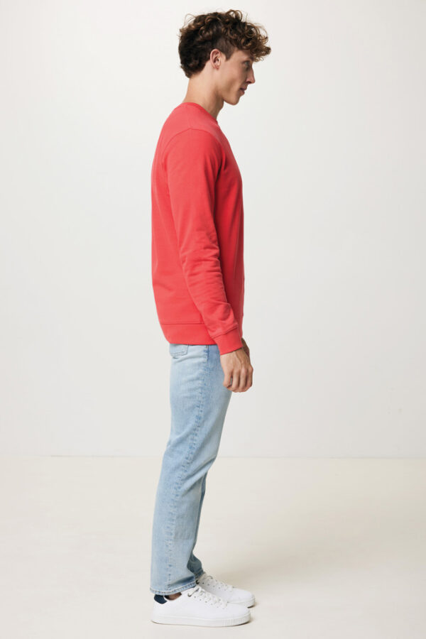 Iqoniq Zion recycled cotton crew neck - Luscious Red