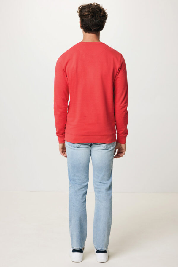 Iqoniq Zion recycled cotton crew neck - Luscious Red