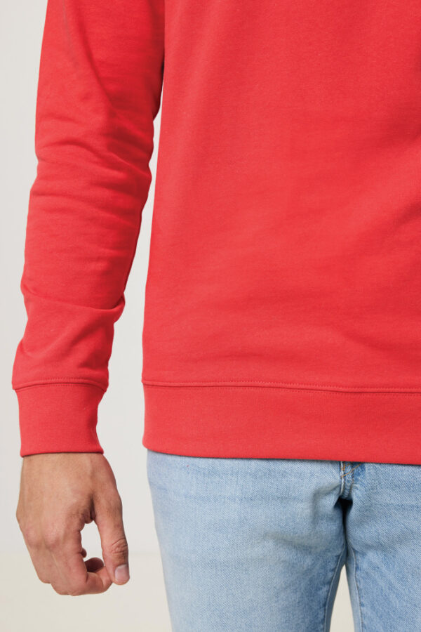 Iqoniq Zion recycled cotton crew neck - Luscious Red