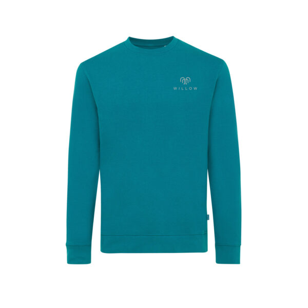 Iqoniq Zion recycled cotton crew neck - Verdigris