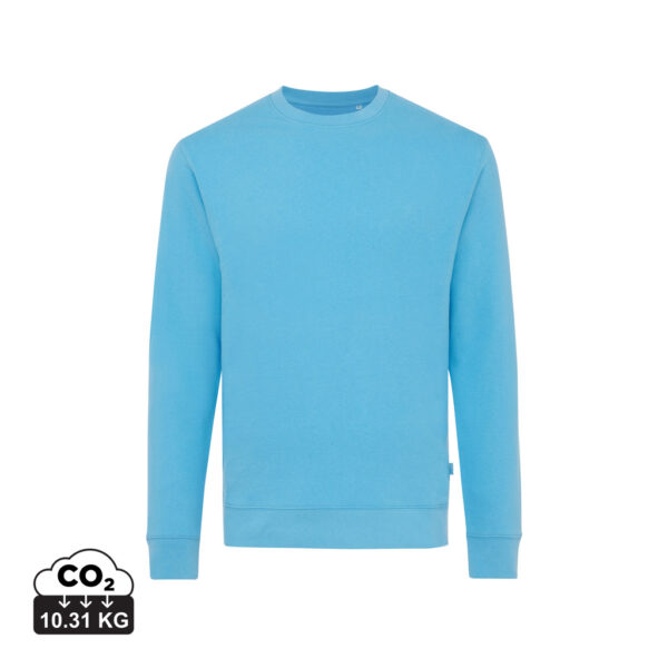 Iqoniq Zion recycled cotton crew neck - Tranquil Blue