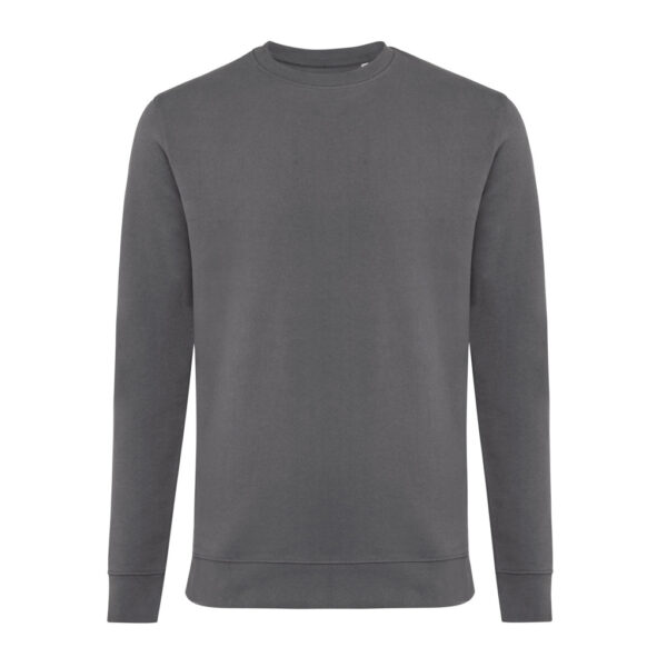 Iqoniq Zion recycled cotton crew neck - Anthracite