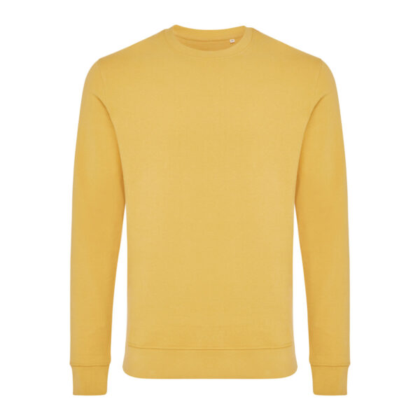 Iqoniq Zion recycled cotton crew neck - Ochre Yellow