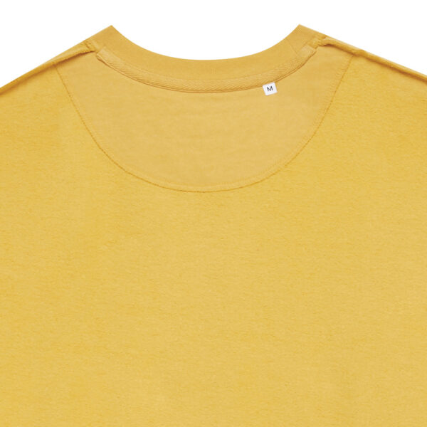 Iqoniq Zion recycled cotton crew neck - Ochre Yellow