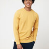 Iqoniq Zion recycled cotton crew neck - Ochre Yellow