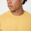 Iqoniq Zion recycled cotton crew neck - Ochre Yellow