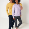 Iqoniq Zion recycled cotton crew neck - Ochre Yellow